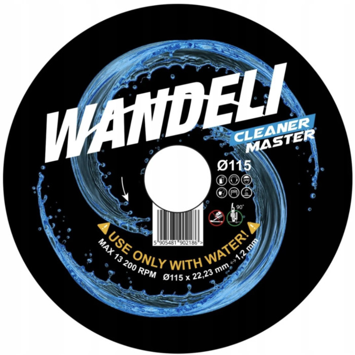 Алмазний диск WANDELI CLEANER MASTER 115×1,2×22,23 мм (DSKWCM)